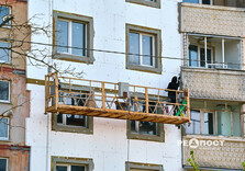 На Північній Салтівці у Харкові продовжуються відновлювальні роботи (фото)