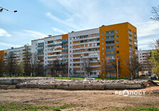 На Північній Салтівці у Харкові продовжуються відновлювальні роботи (фото)