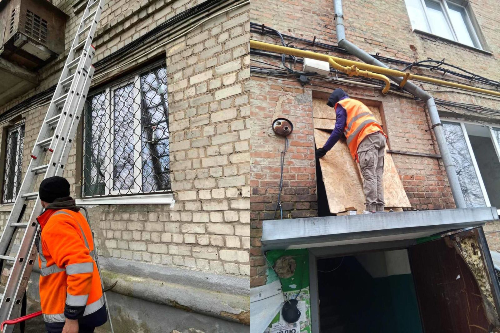 Відновили маже тисячу «квадратів» віконних контурів за тиждень комунальники: Новини Харкова