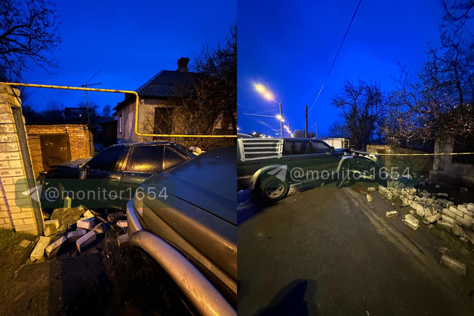 Розбив BMW та зніс огорожу будинку некерований позашляховик: Новини Харкова