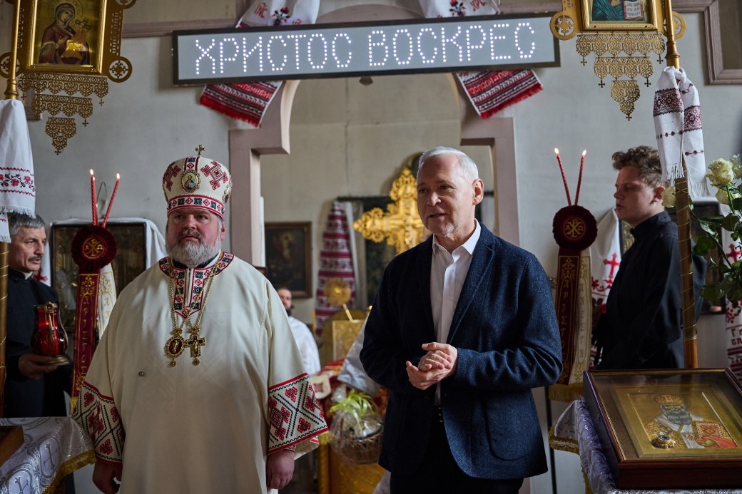 Привітав з Великоднем мешканцв Харкова Ігор Терехов: Новини Харкова