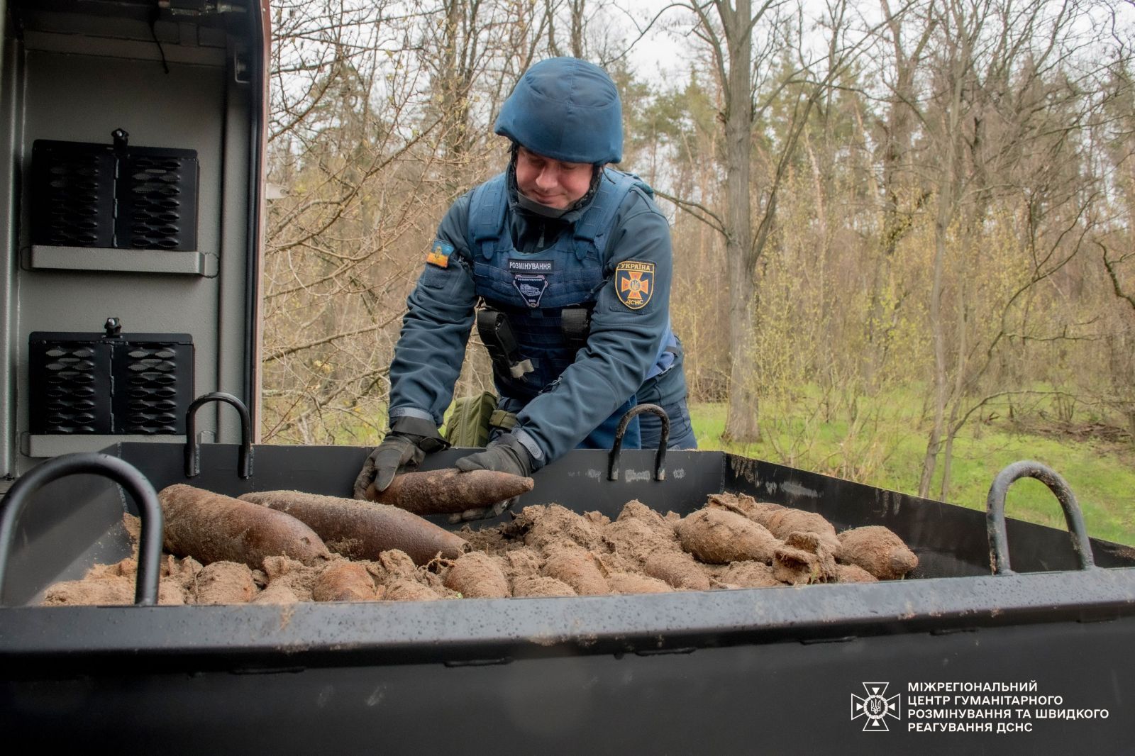 Смертельна знахідка у лісі: на Харківщині знищили великий арсенал боєприпасів часів Другої світової (фото)