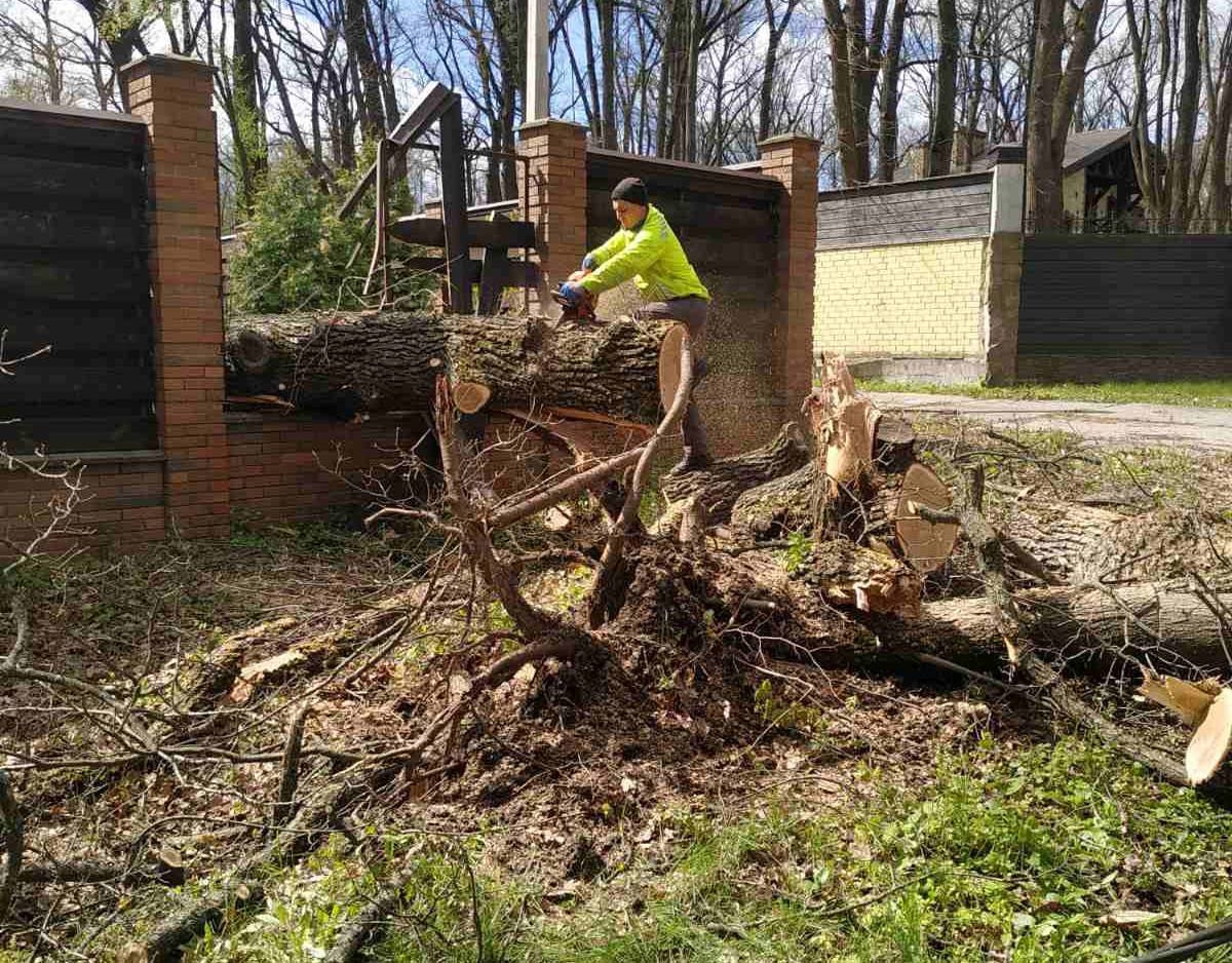 Комунальники Харкова очищають місто від наслідків буревію (фото)