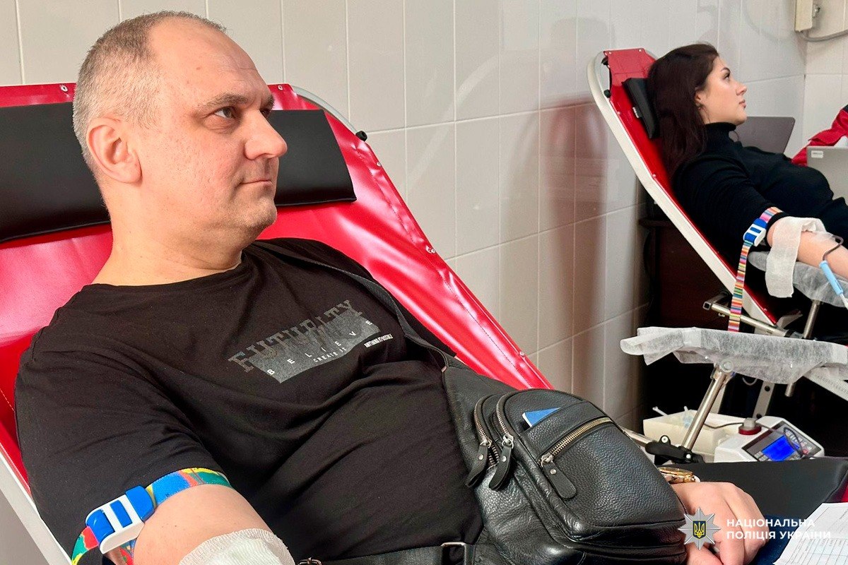 Правоохоронці Харківщини поповнили банки крові для лікарень