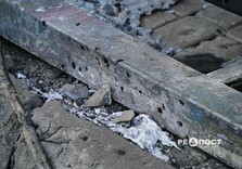 Кадри однієї із зруйнованих АЗС у Харкові після атаки безпілотників (фото)