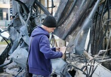 Кадри однієї із зруйнованих АЗС у Харкові після атаки безпілотників (фото)