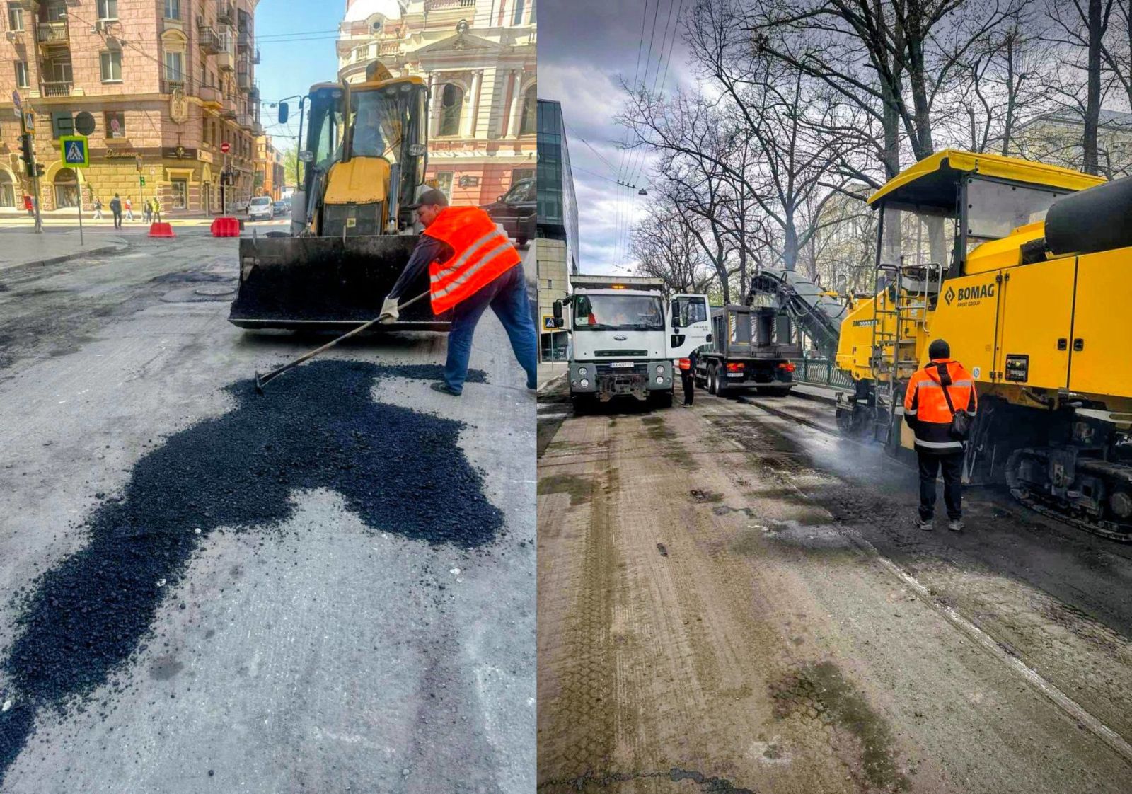 Відновляють покриття у центрі містя дорожники: Новини Харкова