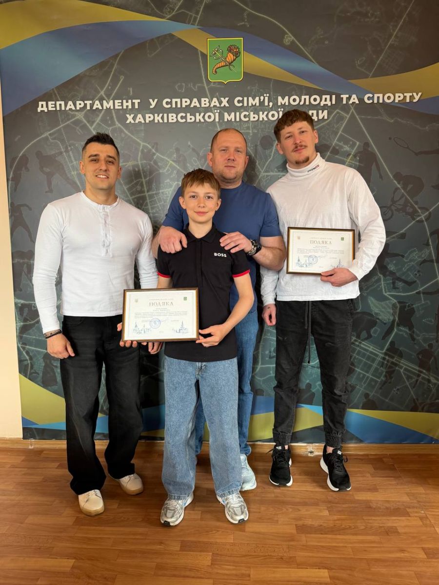 У Харкові нагородили призерів Кубку світу з плавання в ластах і стріт-воркауту