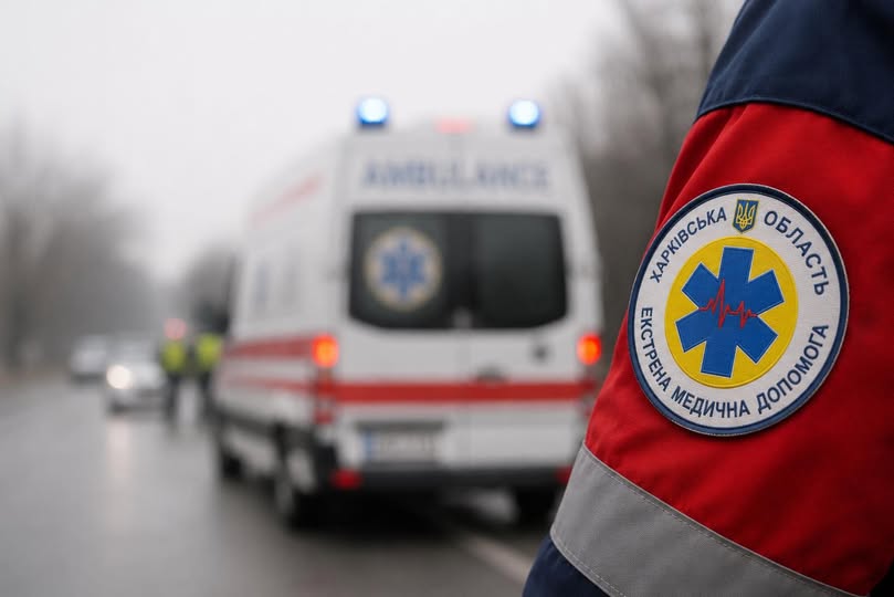 Медики Харківщини надали допомогу постраждалим у ДТП