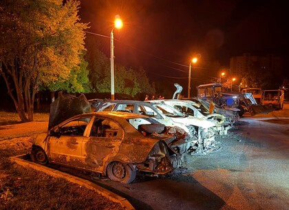 У Харкові вночі зафіксували серію ударів «шахедами»: сталися пожежі та пошкоджено будинки