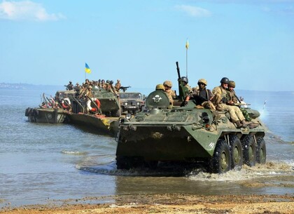 Ігор Терехов вітає українських морпіхів