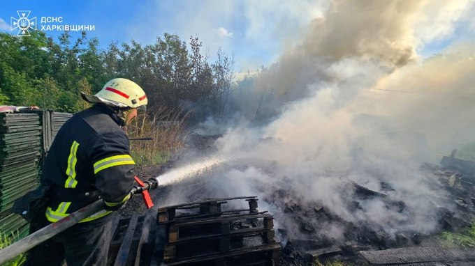 Новини Харкова: пожежа на території недобудованого храму