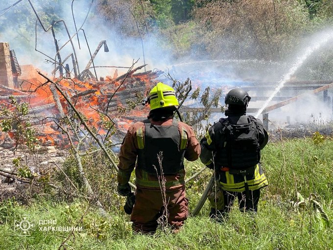 Новини Харкова: дрон знищив будинок на базі відпочинку