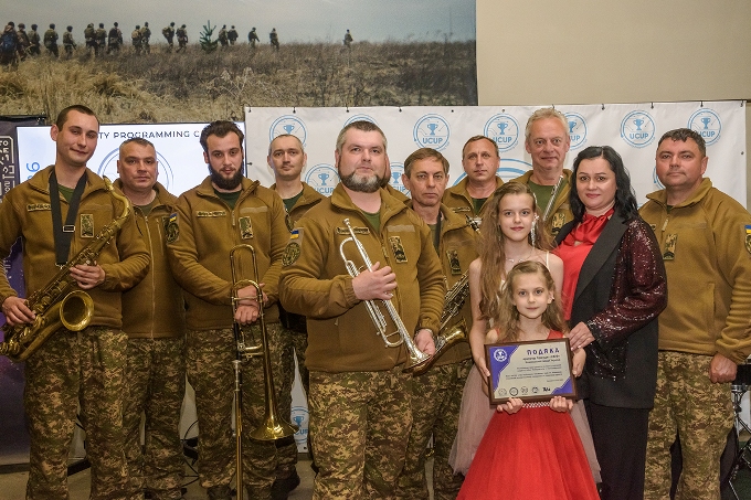 Військовий оркестр «Скіфів» виступив на нагородженні IT-турніру UCUP-2026 у Харкові