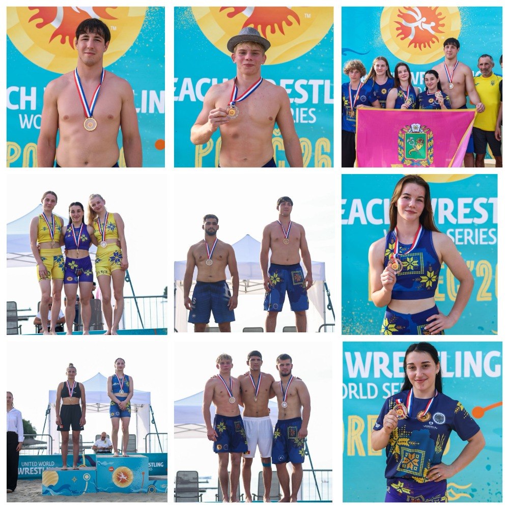 Харківські борці здобули сім медалей на чемпіонаті Європи в Хорватії