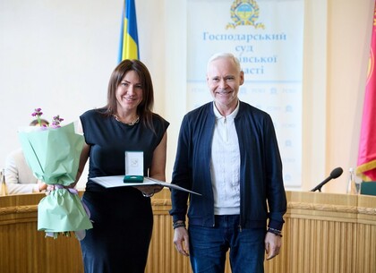 Ігор Терехов привітав колектив Господарського суду з ювілеєм