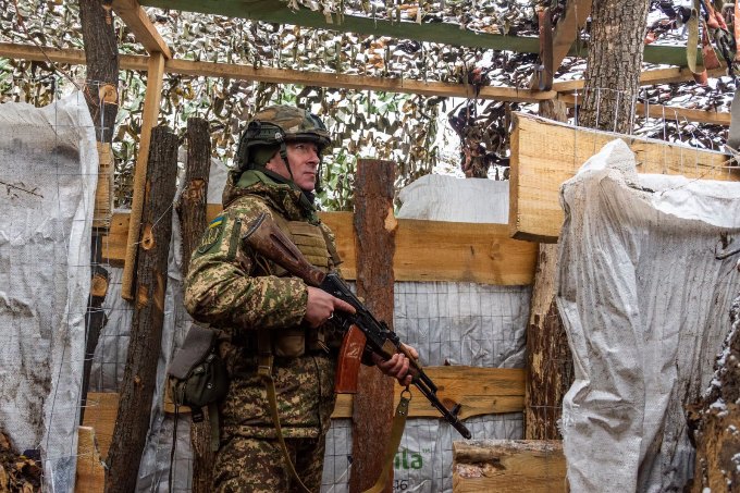 Військовослужбовець 5 Слобожанської бригади «Скіф» на позивний Веселий