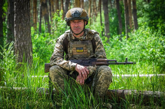 Військовослужбовець 5 Слобожанської бригади «Скіф» на позивний Веселий