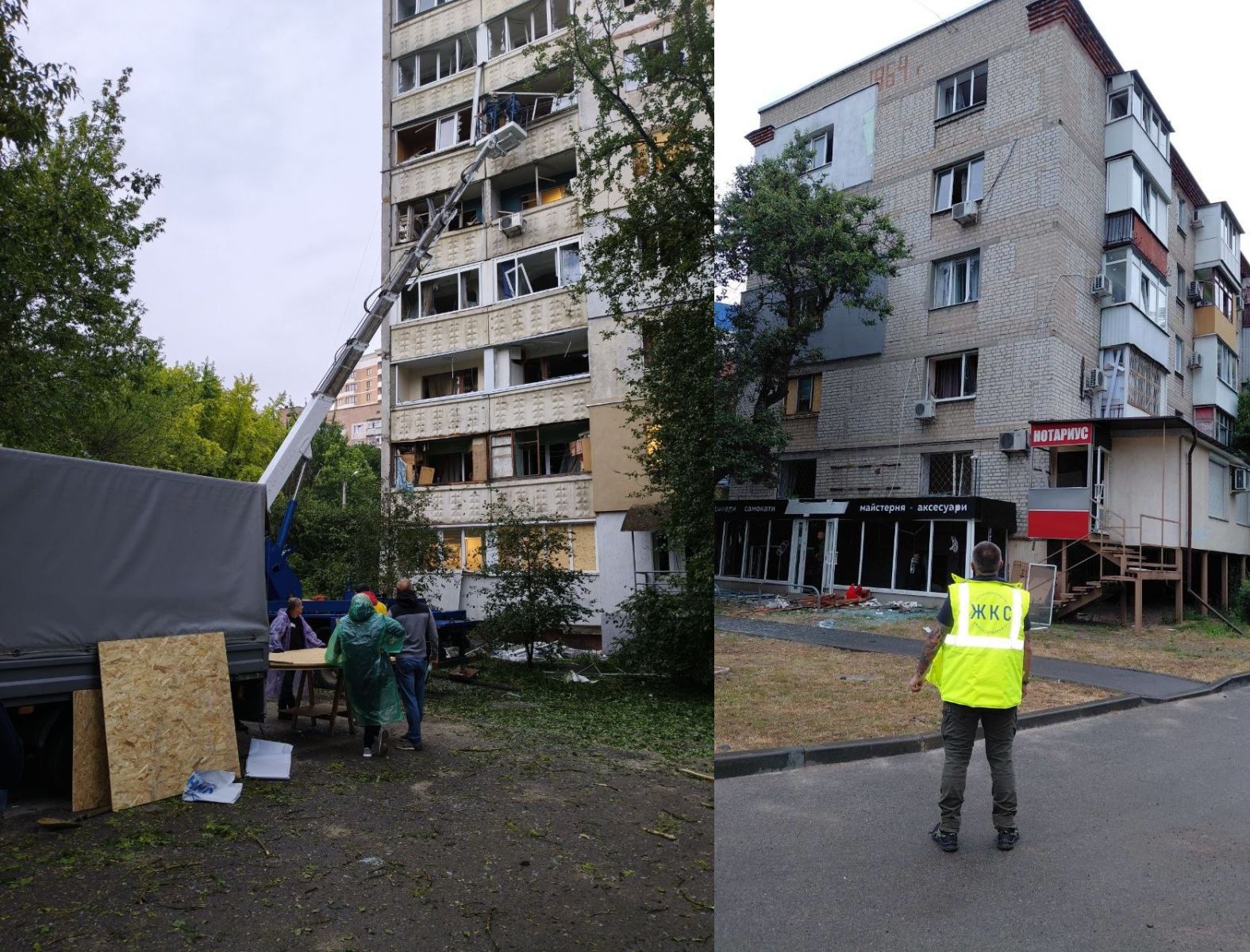 Вибив сотні вікон у харківських житлових будинках під час нічного удару ворого: Новини Харкова