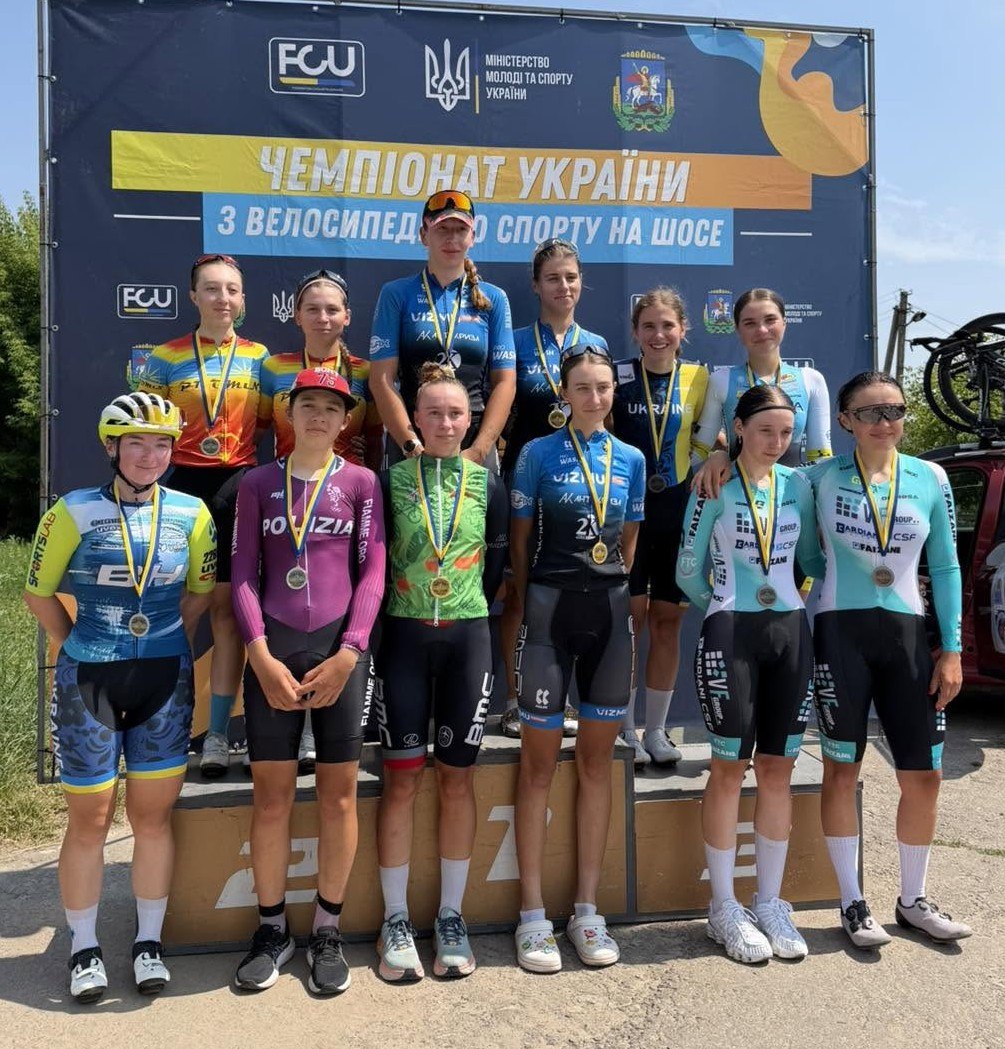 Харківські велосипедистки стали чемпіонками та призерками чемпіонату України