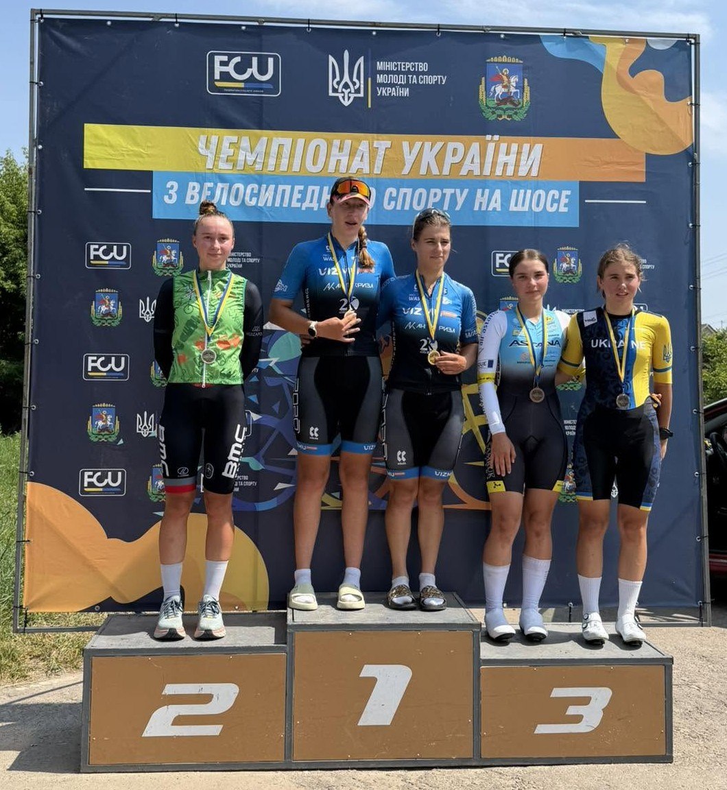 Харківські велосипедистки стали чемпіонками та призерками чемпіонату України