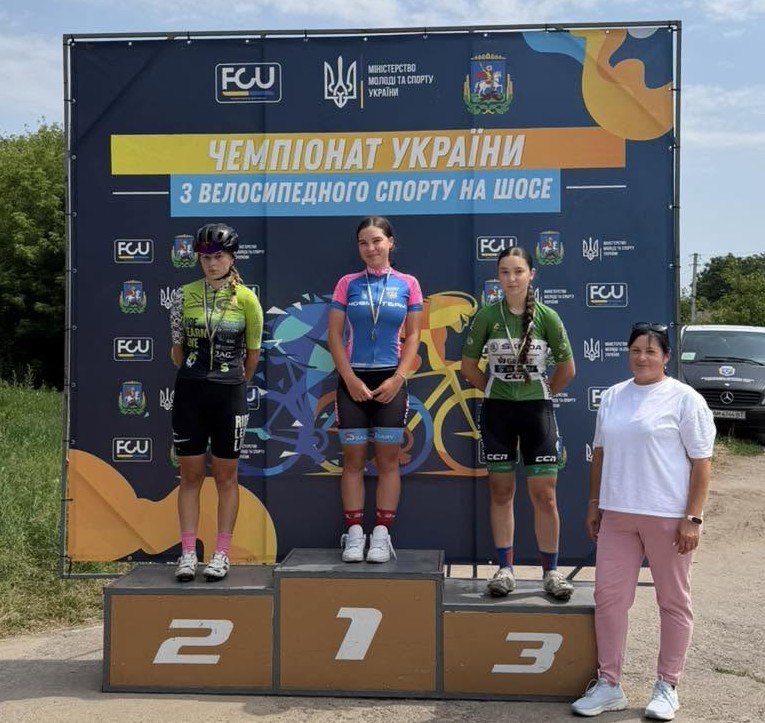 Харківські велосипедистки стали чемпіонками та призерками чемпіонату України