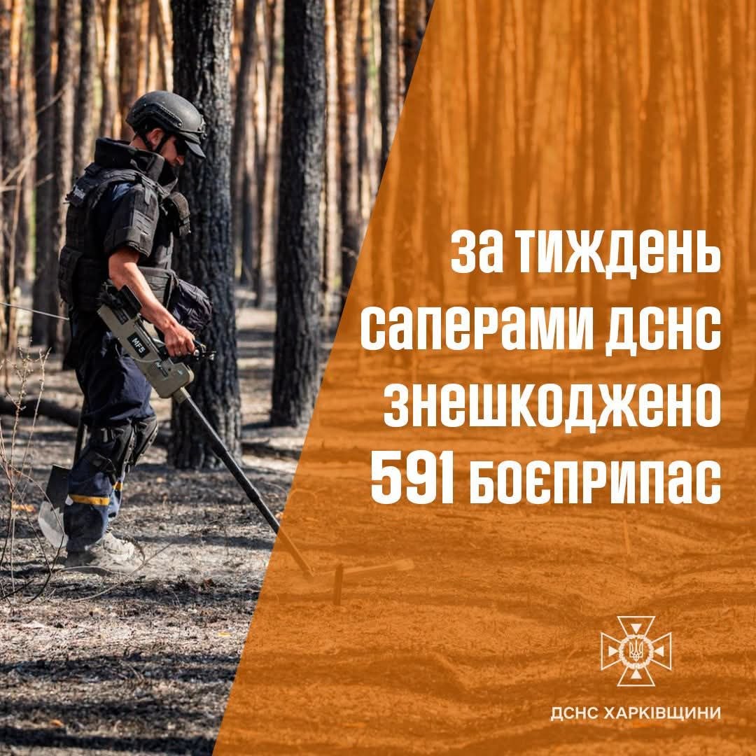 На Харківщині триває розмінування територій