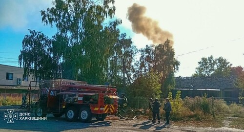 Ворожі удари по Шевченковому спричинили пожежі