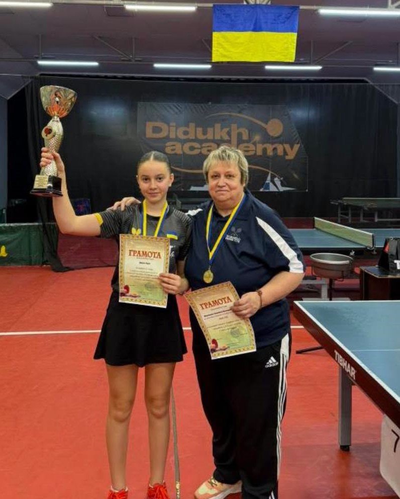 Харків’янка Лідія Шиян стала чемпіонкою України з настільного тенісу
