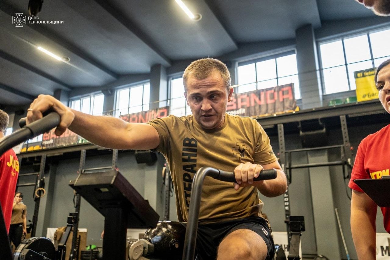 Харківський рятувальник після поранення та протезування взяв участь у фіналі «Ігор ветеранів»